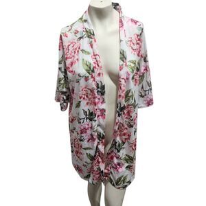 Show Me Your Mumu Cardigan Wmns One Size Floral Boho Oversized Loungewear Casual